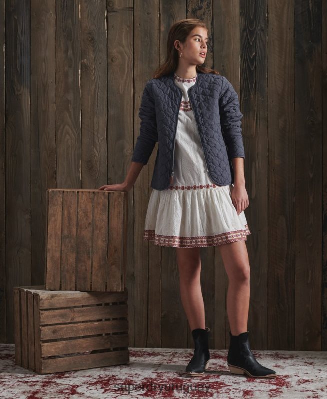 uy Superdry mujer chamarra Dry Liner de edición limitada Armada DT2N8Z5529 ropa