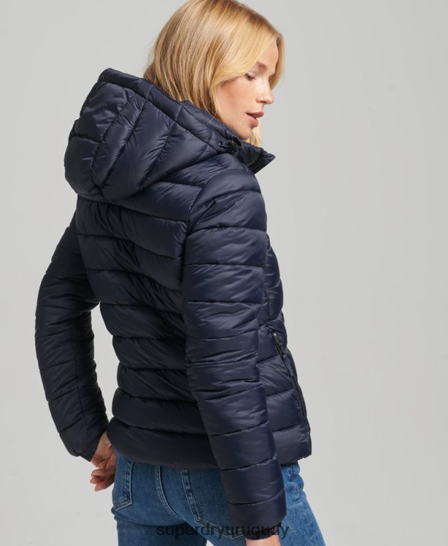 uy Superdry mujer chamarra acolchada clásica con capucha Armada DT2N8Z3687 ropa