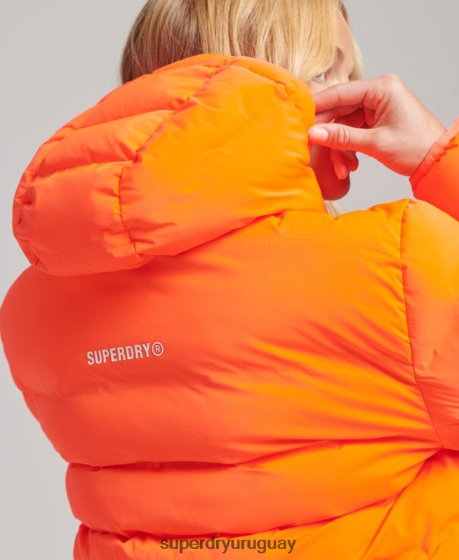 uy Superdry mujer chamarra acolchada para todas las estaciones coral DT2N8Z3635 ropa