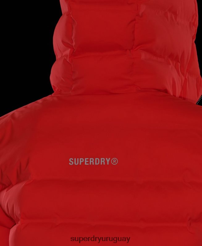 uy Superdry mujer chamarra acolchada para todas las estaciones coral DT2N8Z3635 ropa