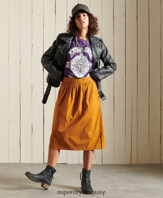 uy Superdry mujer chamarra biker de cuero estilo rockero negro DT2N8Z5697 ropa