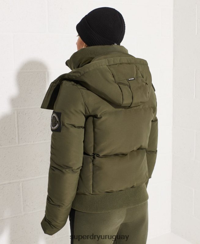 uy Superdry mujer chamarra bomber código everest caqui DT2N8Z5613 ropa