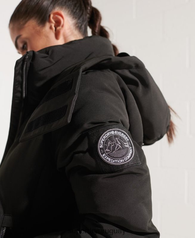 uy Superdry mujer chamarra bomber código everest negro DT2N8Z5673 ropa