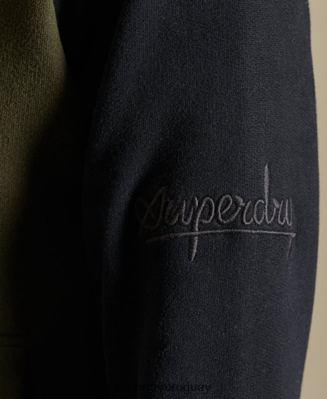 uy Superdry mujer chamarra bomber de punto con líneas cruzadas verde DT2N8Z5827 ropa