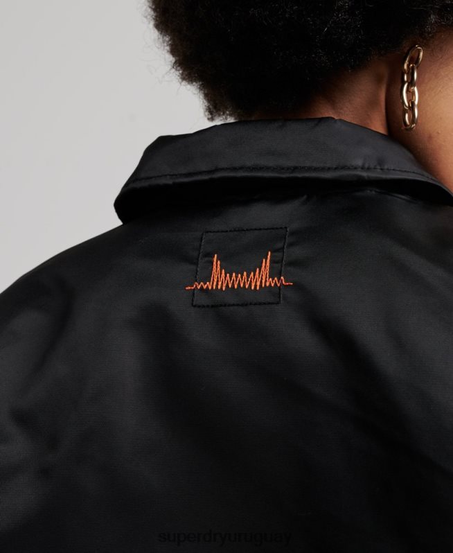 uy Superdry mujer chamarra bomber energía ma2 negro DT2N8Z5420 ropa