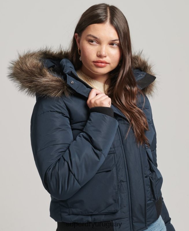 uy Superdry mujer chamarra bomber everest ella Armada DT2N8Z5628 ropa