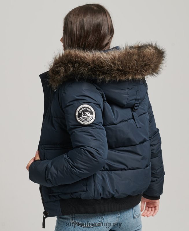 uy Superdry mujer chamarra bomber everest ella Armada DT2N8Z5628 ropa