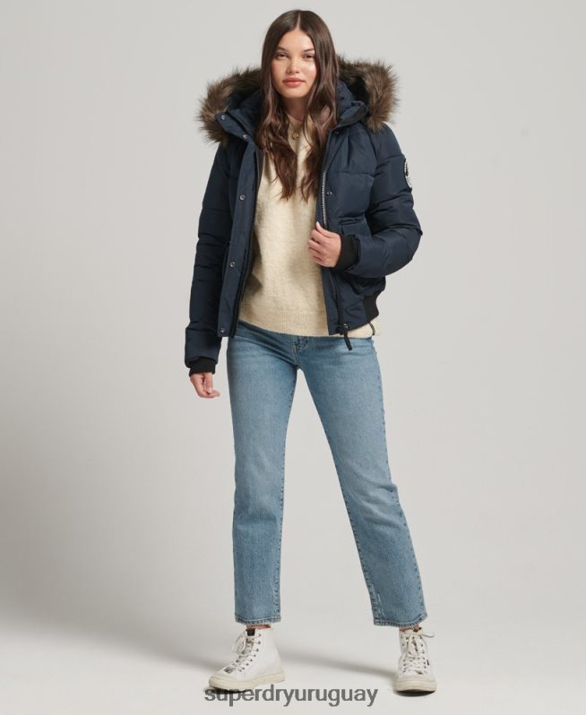 uy Superdry mujer chamarra bomber everest ella Armada DT2N8Z5628 ropa