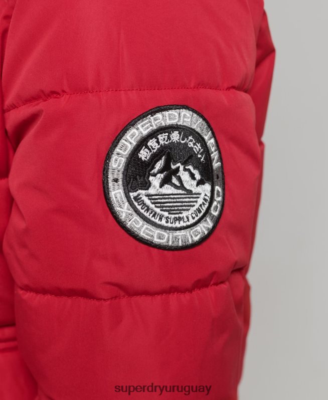 uy Superdry mujer chamarra bomber everest ella rojo DT2N8Z5517 ropa