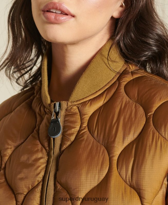 uy Superdry mujer chamarra bomber oversize con forro broncearse DT2N8Z5562 ropa