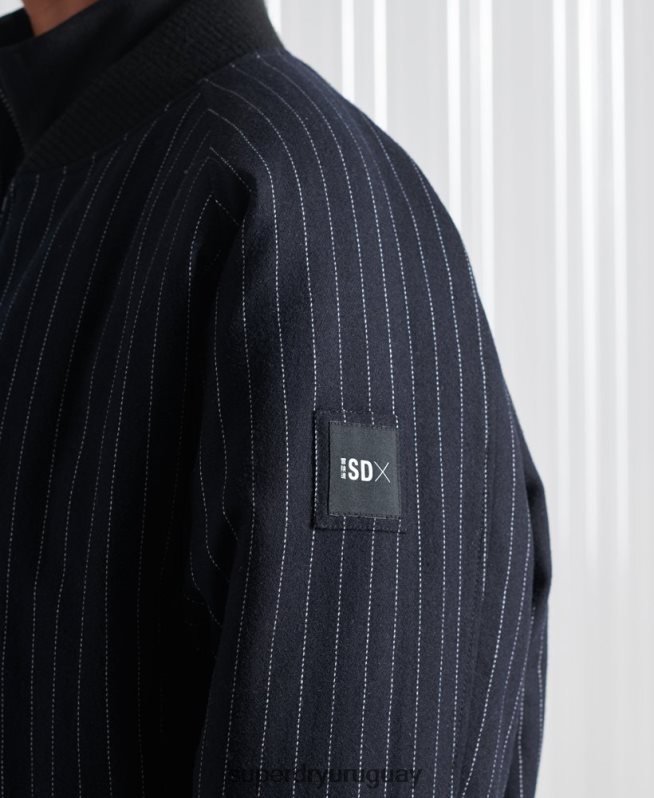 uy Superdry mujer chamarra bomber sdx de raya diplomática de edición limitada Armada DT2N8Z5536 ropa