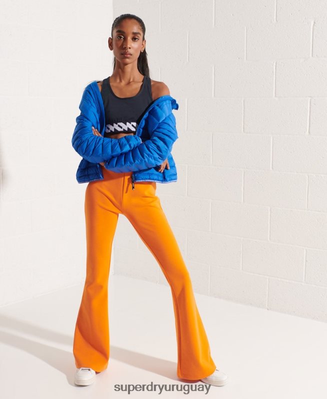 uy Superdry mujer chamarra capitonada de plumas azul DT2N8Z5708 ropa
