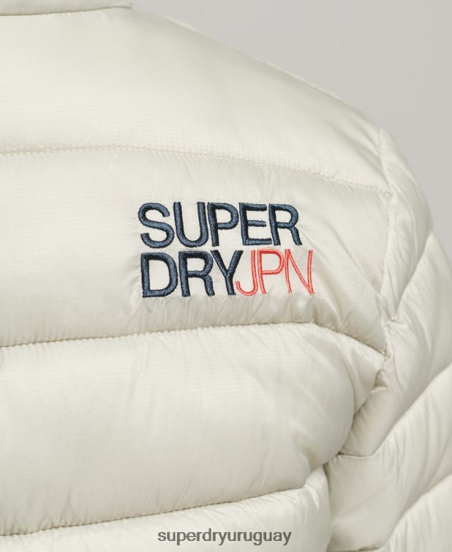 uy Superdry mujer chamarra capitonada deportiva ligera gris DT2N8Z3614 ropa