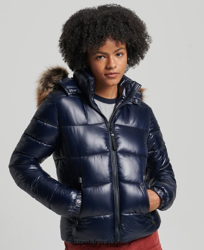 uy Superdry mujer chamarra con capucha de montaña fuji Armada DT2N8Z5629 ropa