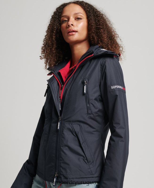 uy Superdry mujer chamarra cortavientos con capucha y logo Armada DT2N8Z3830 ropa