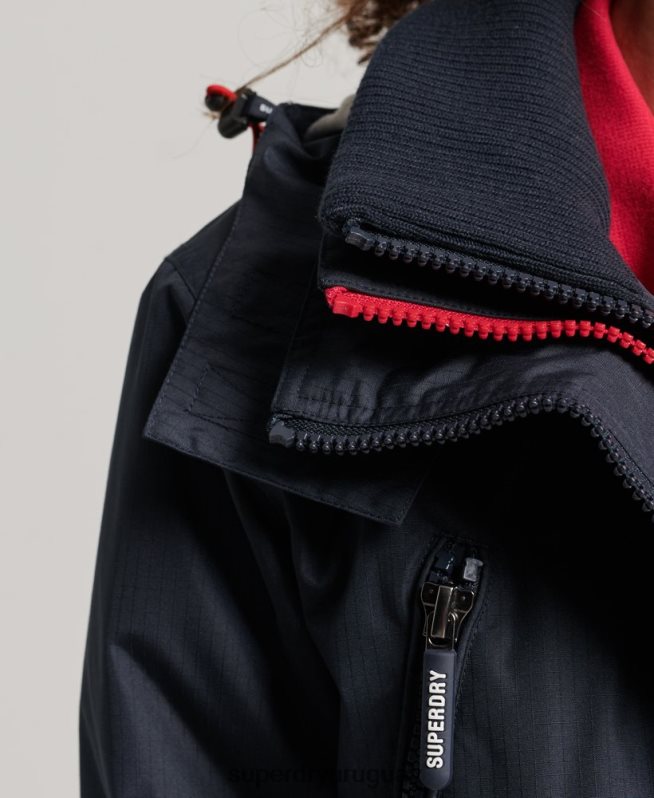 uy Superdry mujer chamarra cortavientos con capucha y logo Armada DT2N8Z3830 ropa