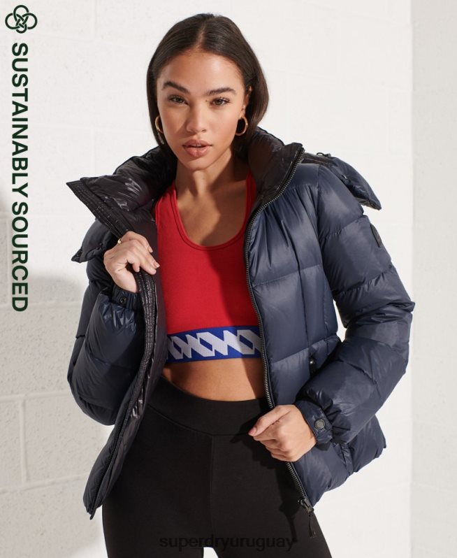 uy Superdry mujer chamarra de montaña con capucha Armada DT2N8Z5598 ropa