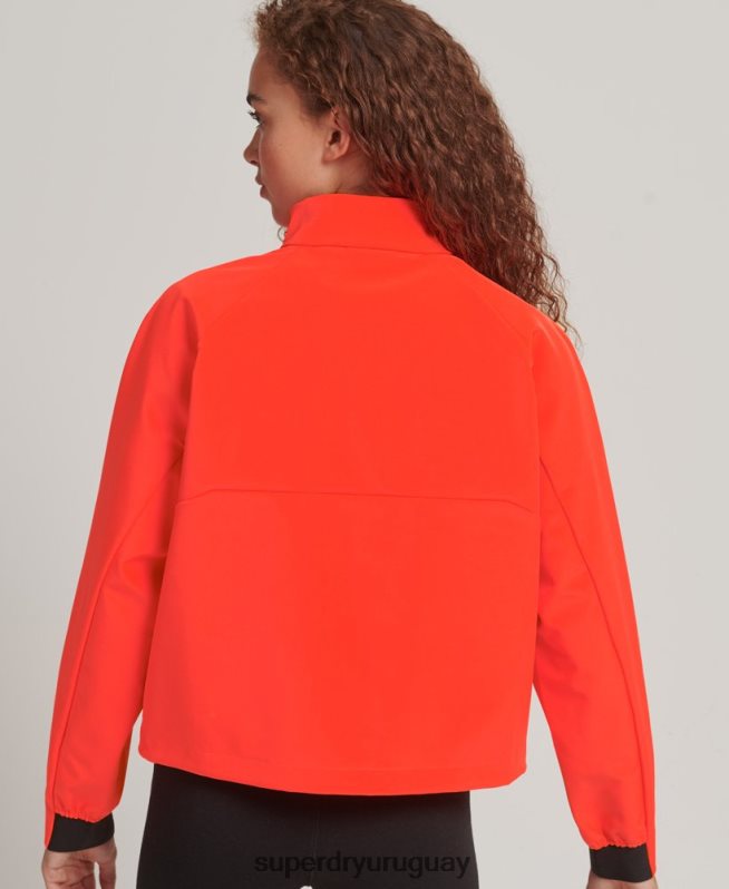 uy Superdry mujer chamarra deportiva de tejido técnico coral DT2N8Z3703 ropa