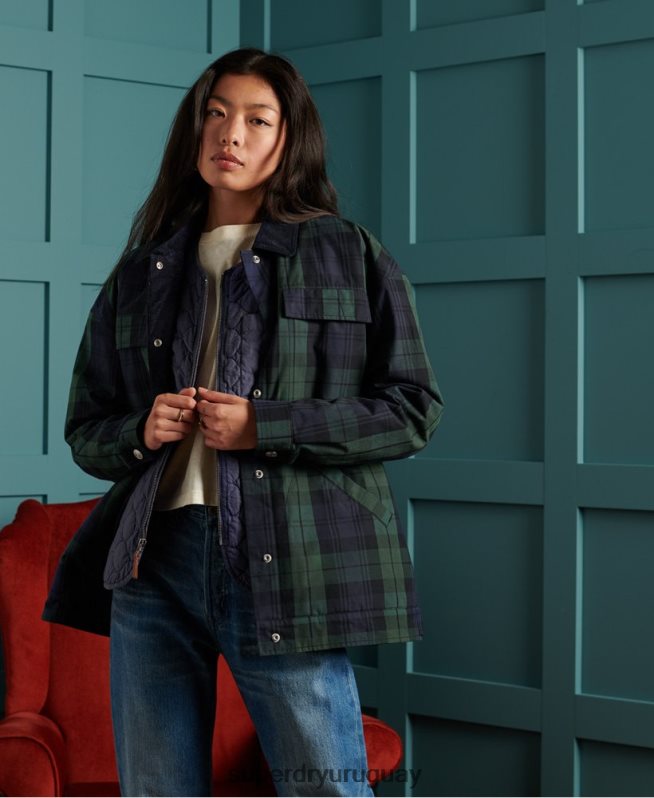 uy Superdry mujer chamarra dry cruiser edición limitada negro DT2N8Z5550 ropa