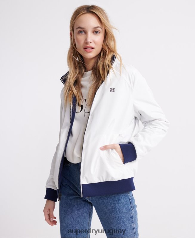 uy Superdry mujer chamarra esencial 4 en 1 de manga larga crema DT2N8Z3857 ropa