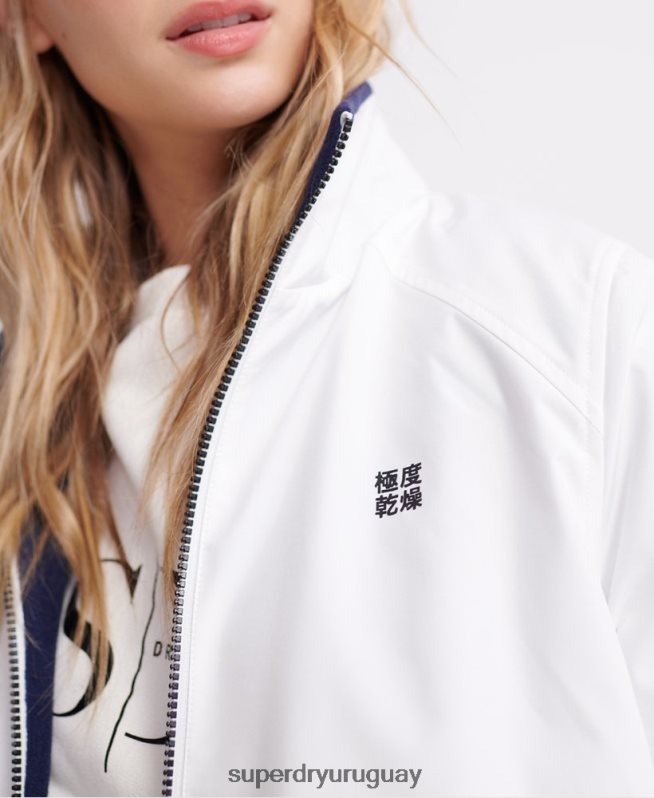 uy Superdry mujer chamarra esencial 4 en 1 de manga larga crema DT2N8Z3857 ropa