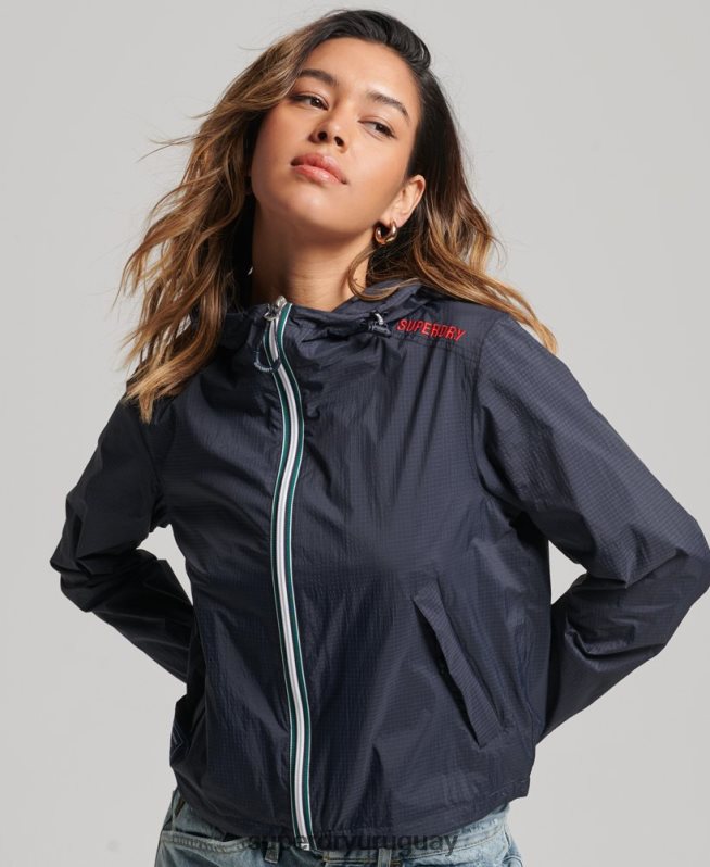 uy Superdry mujer chamarra ligera con logo Code Standard Armada DT2N8Z3540 ropa