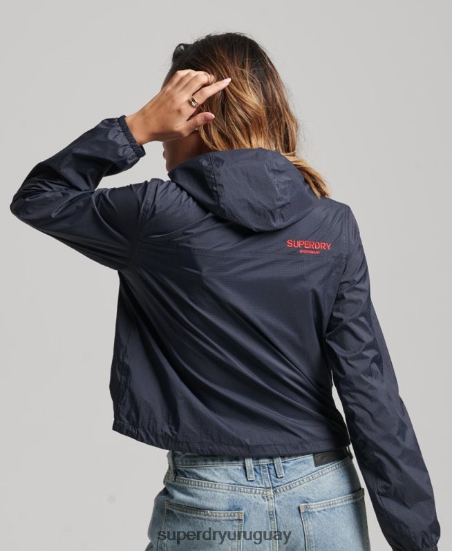 uy Superdry mujer chamarra ligera con logo Code Standard Armada DT2N8Z3540 ropa