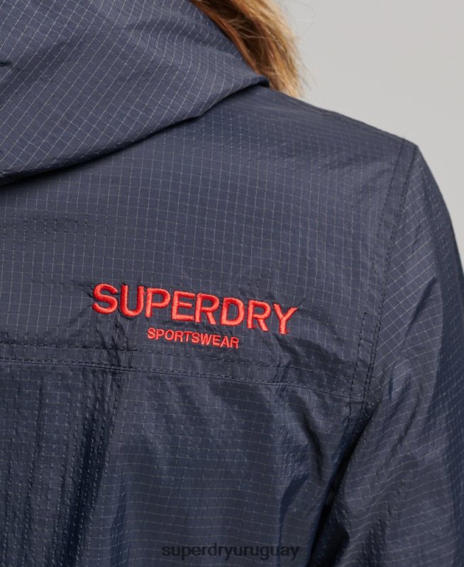 uy Superdry mujer chamarra ligera con logo Code Standard Armada DT2N8Z3540 ropa