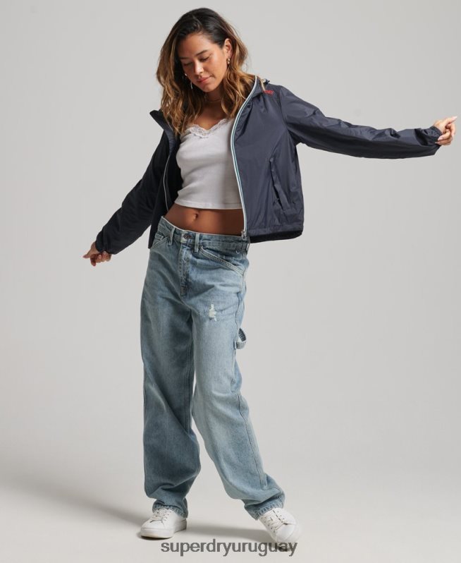 uy Superdry mujer chamarra ligera con logo Code Standard Armada DT2N8Z3540 ropa