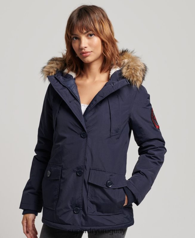 uy Superdry mujer chamarra parka Everest Armada DT2N8Z5570 ropa