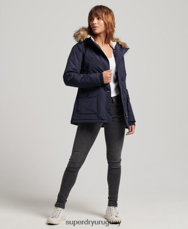 uy Superdry mujer chamarra parka Everest Armada DT2N8Z5570 ropa