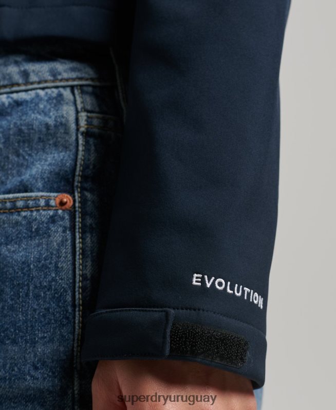 uy Superdry mujer chamarra softshell con capucha de código trekker Armada DT2N8Z3524 ropa