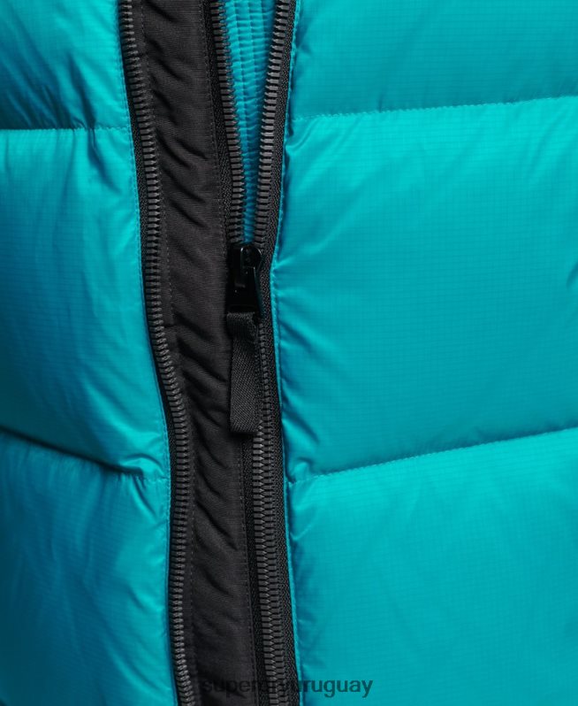 uy Superdry mujer chaqueta acolchada con código sportstyle verde DT2N8Z5631 ropa