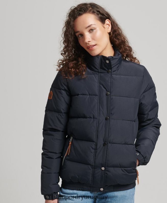 uy Superdry mujer chaqueta acolchada de montaña vintage Armada DT2N8Z5441 ropa