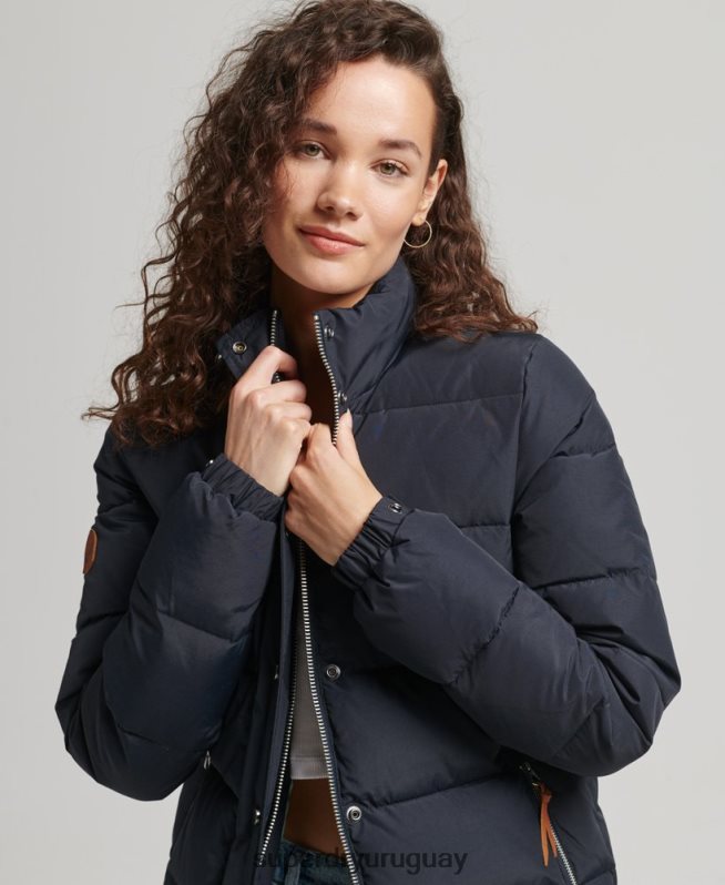 uy Superdry mujer chaqueta acolchada de montaña vintage Armada DT2N8Z5441 ropa