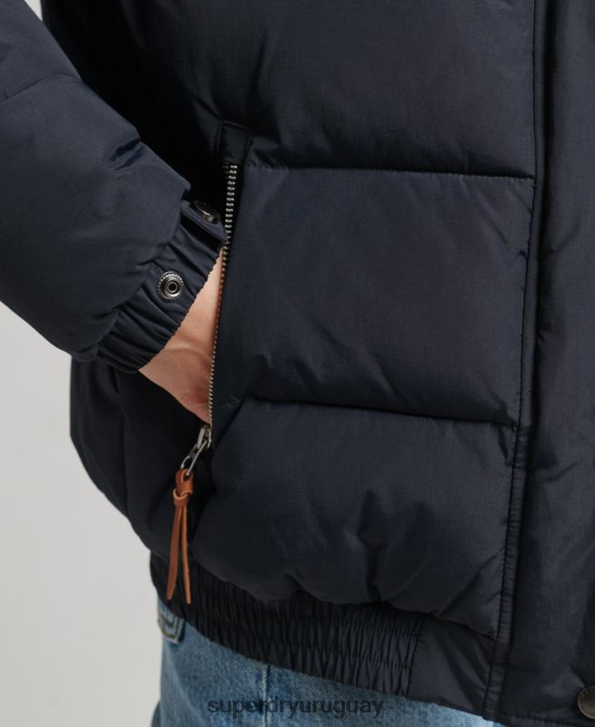 uy Superdry mujer chaqueta acolchada de montaña vintage Armada DT2N8Z5441 ropa