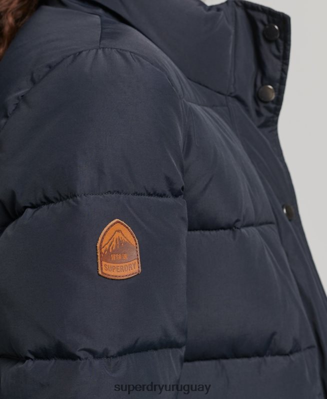uy Superdry mujer chaqueta acolchada de montaña vintage Armada DT2N8Z5441 ropa