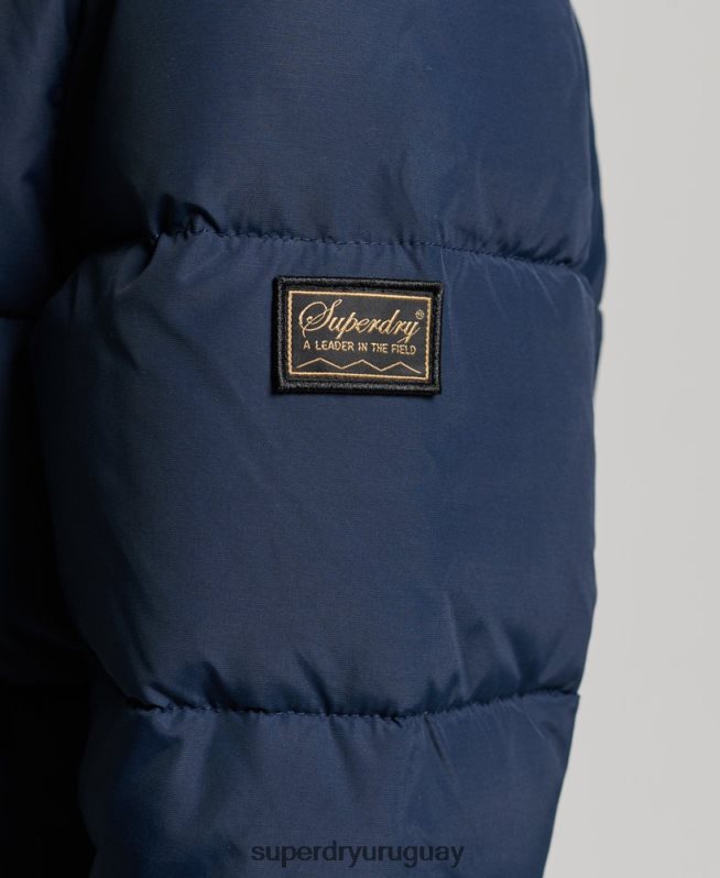 uy Superdry mujer chaqueta acolchada retro source Armada DT2N8Z5439 ropa