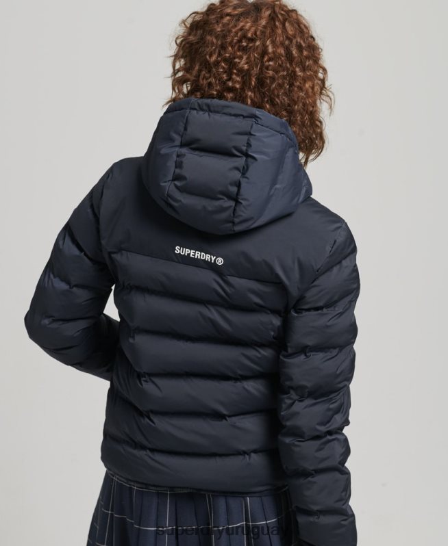 uy Superdry mujer chaqueta acolchada termosellada Armada DT2N8Z3600 ropa