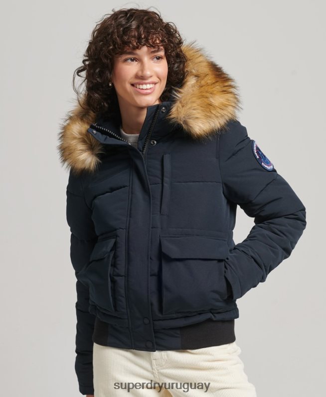 uy Superdry mujer chaqueta bomber everest Armada DT2N8Z3769 ropa