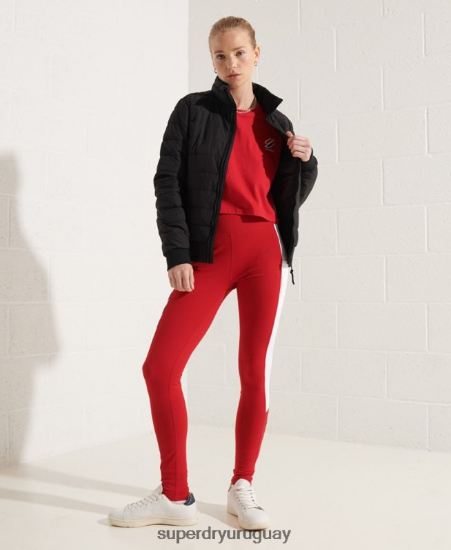 uy Superdry mujer chaqueta bomber fuji negro DT2N8Z5713 ropa