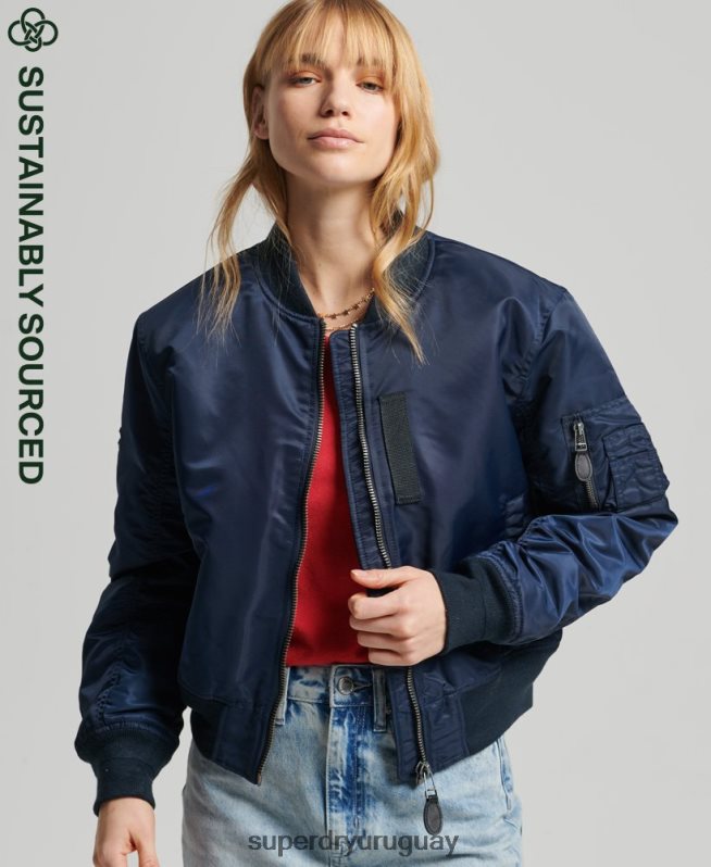 uy Superdry mujer chaqueta bomber ma1 Armada DT2N8Z5431 ropa