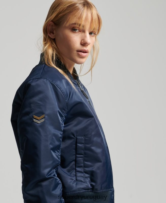 uy Superdry mujer chaqueta bomber ma1 Armada DT2N8Z5431 ropa