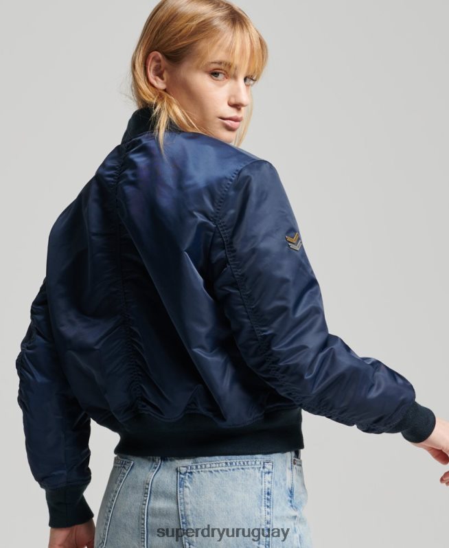 uy Superdry mujer chaqueta bomber ma1 Armada DT2N8Z5431 ropa