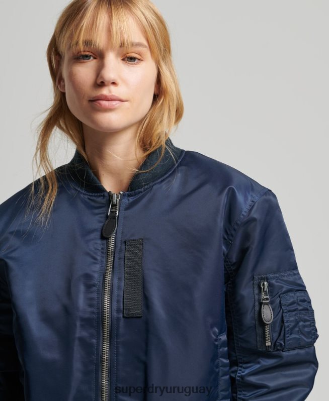 uy Superdry mujer chaqueta bomber ma1 Armada DT2N8Z5431 ropa