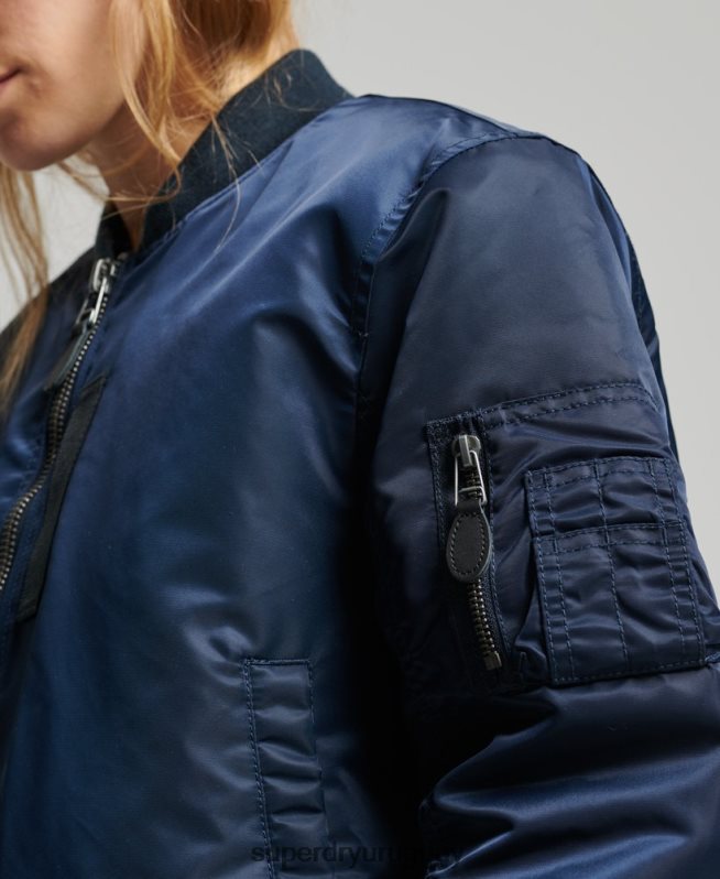 uy Superdry mujer chaqueta bomber ma1 Armada DT2N8Z5431 ropa
