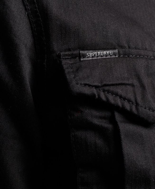 uy Superdry mujer chaqueta clásica de rookie borg negro DT2N8Z5679 ropa