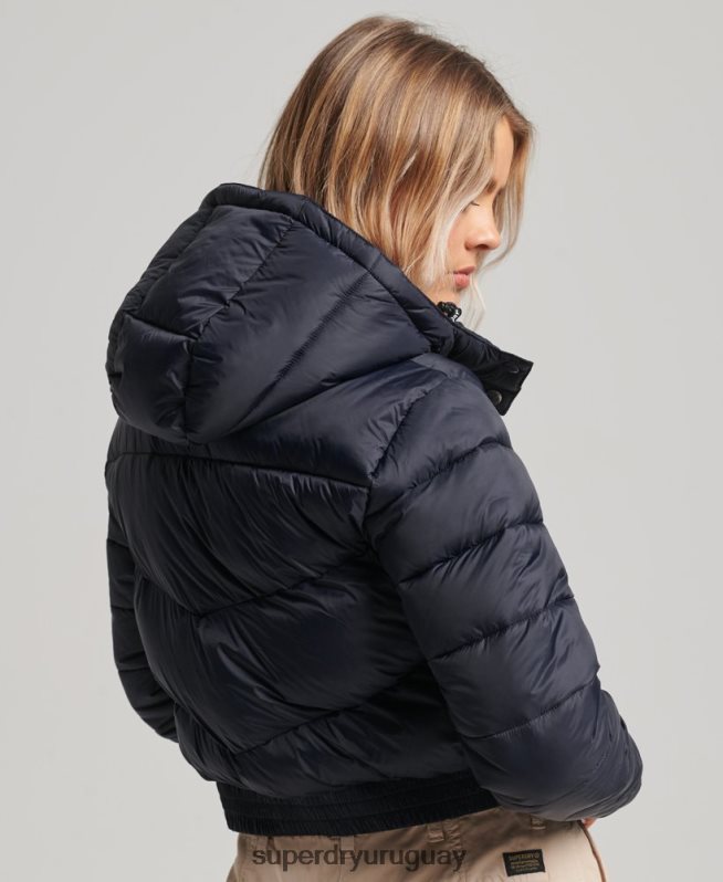 uy Superdry mujer chaqueta corta con capucha fuji Armada DT2N8Z3803 ropa