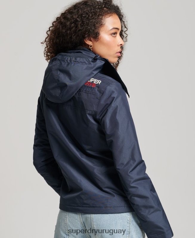uy Superdry mujer chaqueta cortavientos mountain sd Armada DT2N8Z3558 ropa