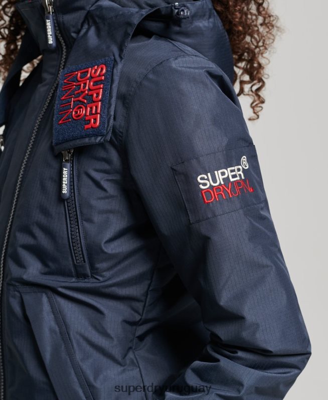 uy Superdry mujer chaqueta cortavientos mountain sd Armada DT2N8Z3558 ropa